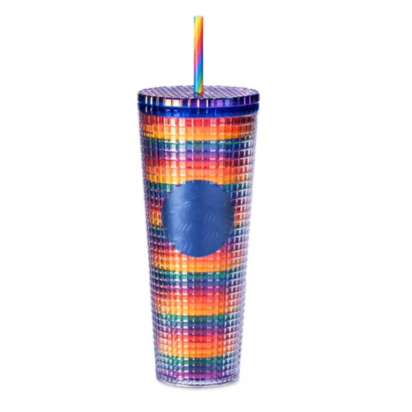 Disney Pride Collection Starbucks® Tumbler with Straw – Blue Mickey Mouse - Picture 2 of 6